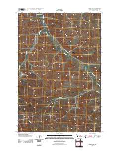 Corey Flat 2011 topographic map thumbnail
