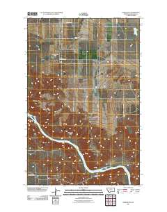 Dark Butte 2011 topographic map thumbnail