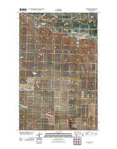 Cow Creek 2011 topographic map thumbnail