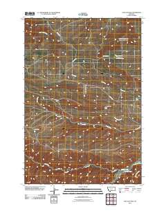 Cow Face Hill 2011 topographic map thumbnail