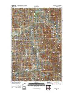 Fig Mountain 2011 topographic map thumbnail