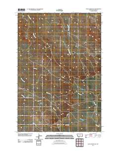 Davis Creek East 2011 topographic map thumbnail