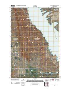 Canyon Ferry SW 2011 topographic map thumbnail