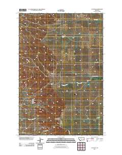 Cap Rock 2011 topographic map thumbnail