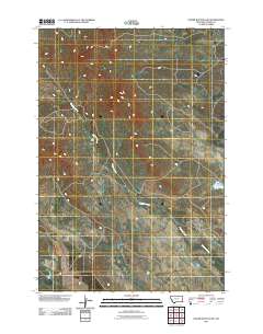 Finger Buttes East 2011 topographic map thumbnail