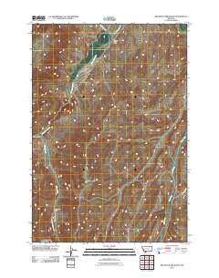 Belmont Park Ranch 2011 topographic map thumbnail