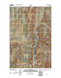Belt 2011 topographic map thumbnail
