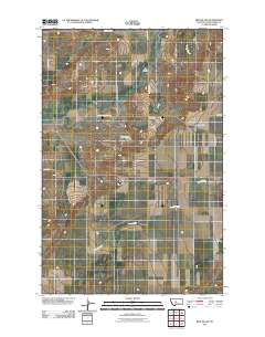 Benchland 2011 topographic map thumbnail