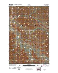Allard 2011 topographic map thumbnail