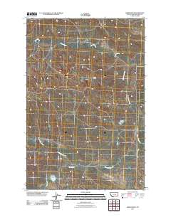 Akers Ranch 2011 topographic map thumbnail