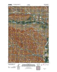 Belfry 2011 topographic map thumbnail