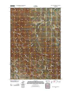 Belle Creek North 2011 topographic map thumbnail
