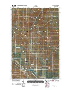 Bainville 2011 topographic map thumbnail