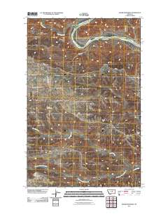 Baker Monument 2011 topographic map thumbnail