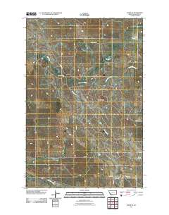 Baker NE 2011 topographic map thumbnail