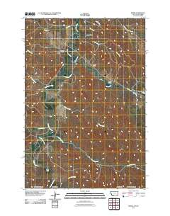 Biddle 2011 topographic map thumbnail
