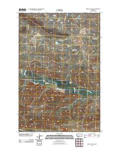 Briggs Coulee 2011 topographic map thumbnail