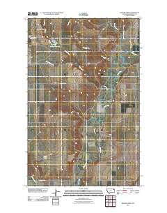 Badger Creek 2011 topographic map thumbnail