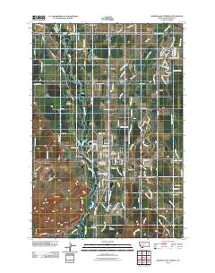Bozeman Hot Springs 2011 topographic map preview