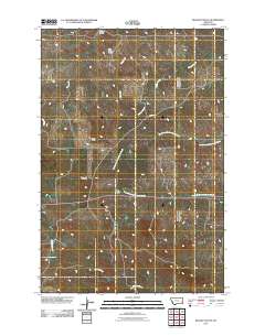 Bracket Butte 2011 topographic map thumbnail