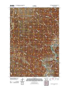 Bradshaw Creek 2011 topographic map thumbnail