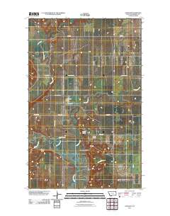 Antelope 2011 topographic map thumbnail