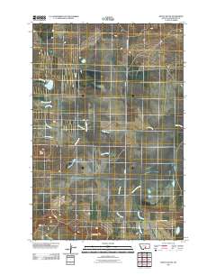 Battle Butte 2011 topographic map thumbnail