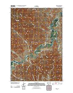 Birney 2011 topographic map thumbnail