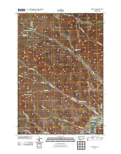 Birney SW 2011 topographic map thumbnail