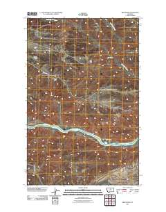 Bird Rapids 2011 topographic map thumbnail