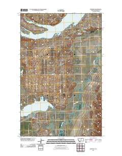 Bowdoin 2011 topographic map thumbnail