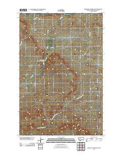 Bowmans Corners NW 2011 topographic map thumbnail