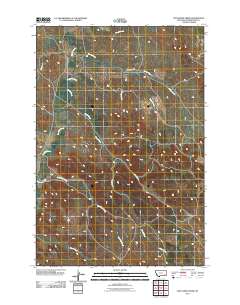 Box Elder Creek 2011 topographic map thumbnail