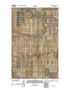Box Elder NW 2011 topographic map thumbnail