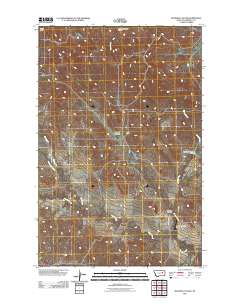 Bateman Coulee 2011 topographic map thumbnail