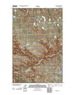 Big Rock 2011 topographic map thumbnail