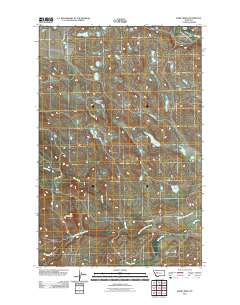 Barr Creek 2011 topographic map thumbnail