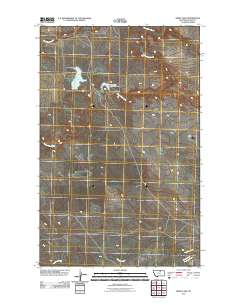 Bigby Lake 2011 topographic map thumbnail