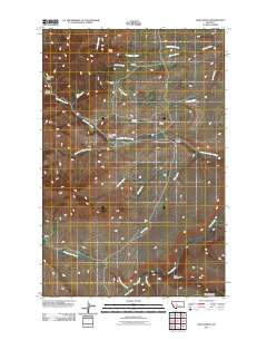 Dana Ranch 2011 topographic map thumbnail