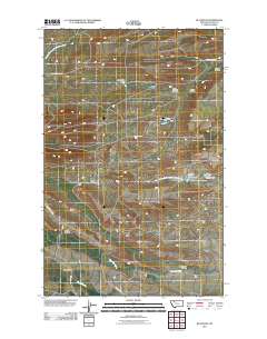 Blackleaf 2011 topographic map thumbnail