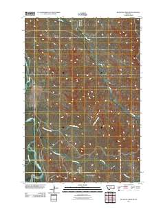 Blacktail Creek NW 2011 topographic map thumbnail