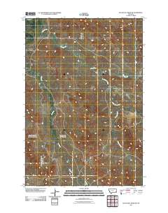 Blacktail Creek SW 2011 topographic map thumbnail
