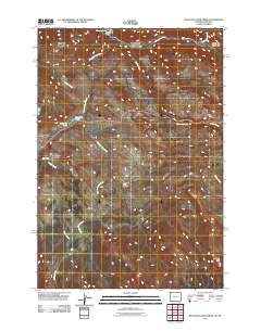 Blacktail Deer Creek 2011 topographic map thumbnail