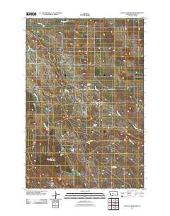 Buffalo Reservoir 2011 topographic map thumbnail