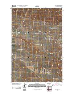 Cat Creek 2011 topographic map thumbnail