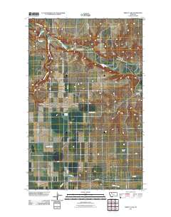 Abbott Lake 2011 topographic map thumbnail