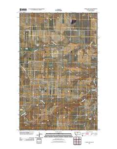 Cleveland NE 2011 topographic map thumbnail
