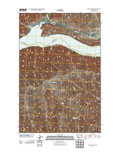 Chain Buttes 2011 topographic map thumbnail