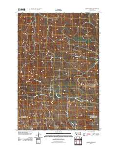 Cherry Spring 2011 topographic map thumbnail