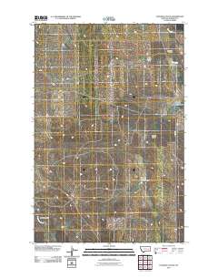 Coleman Coulee 2011 topographic map thumbnail